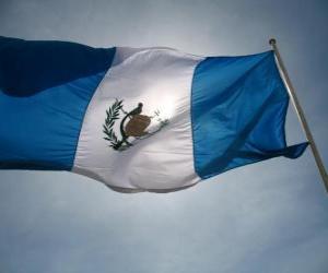 yapboz Guatemala Bayrağı